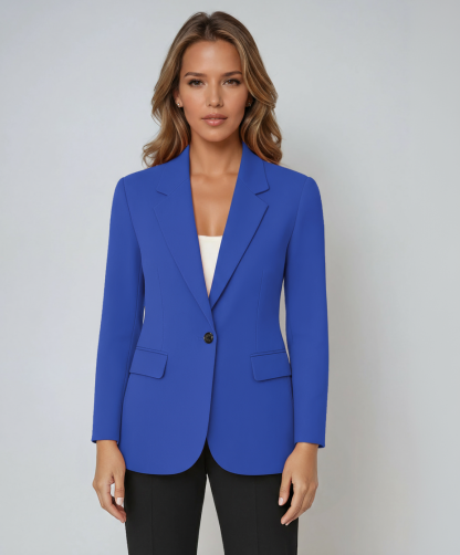 Claire Button Tailored Blazer