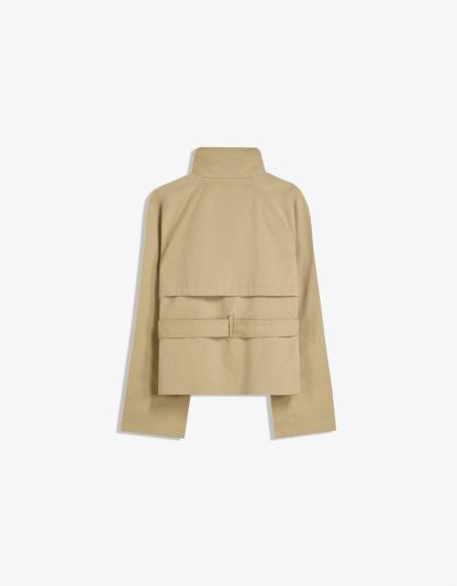 Clara Double Breasted Cropped Trench Coat