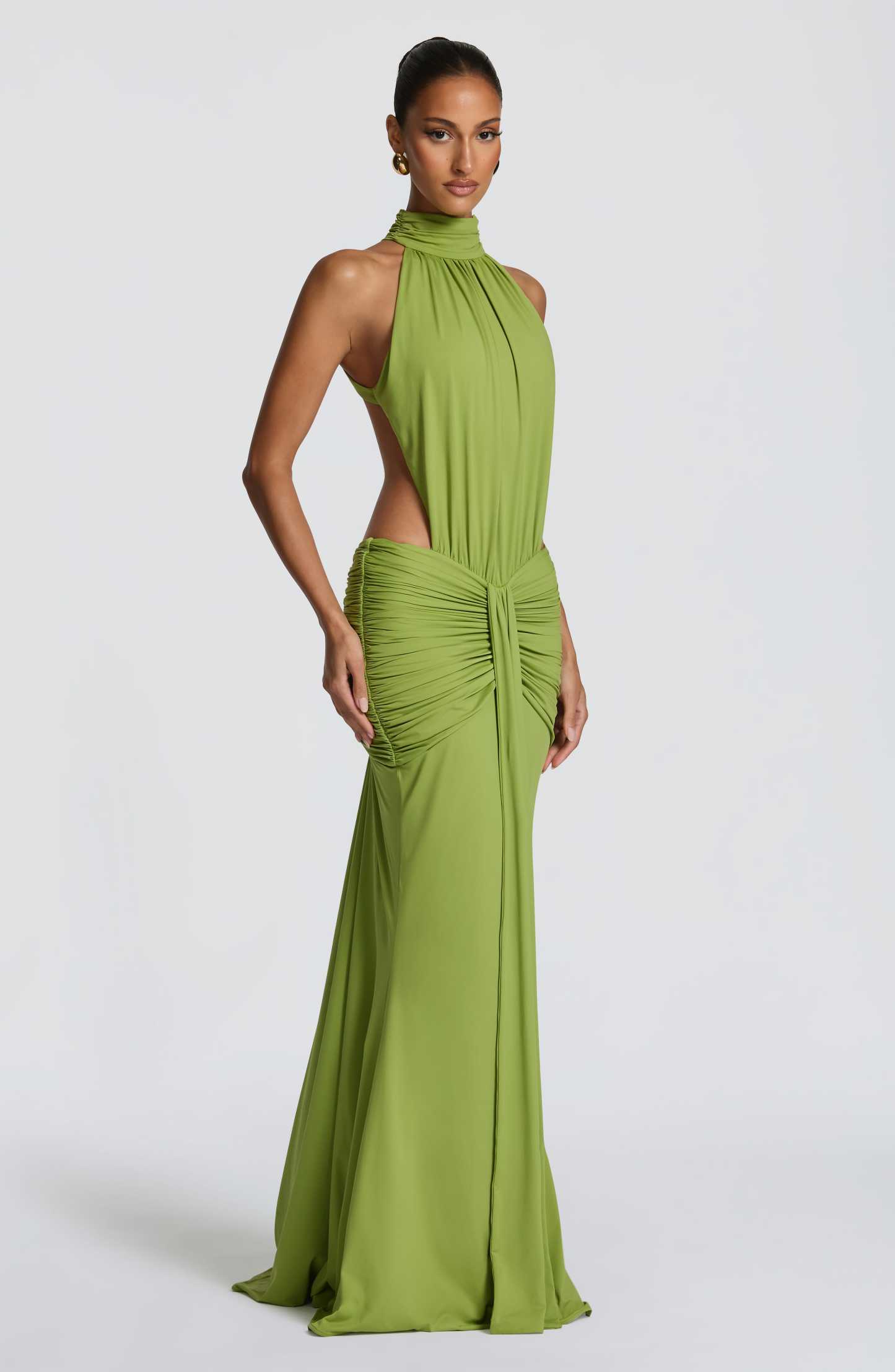 Dove Halter Maxi Dress