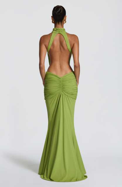 Dove Halter Maxi Dress