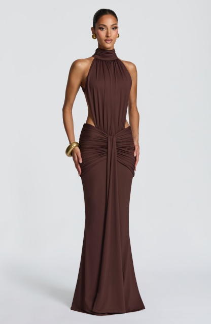 Dove Halter Maxi Dress
