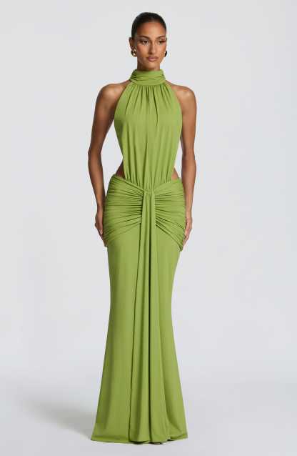Dove Halter Maxi Dress