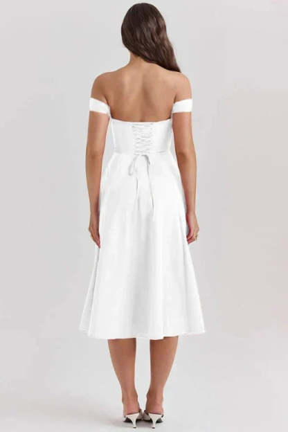 Coralie Off Shoulder Midi Dress