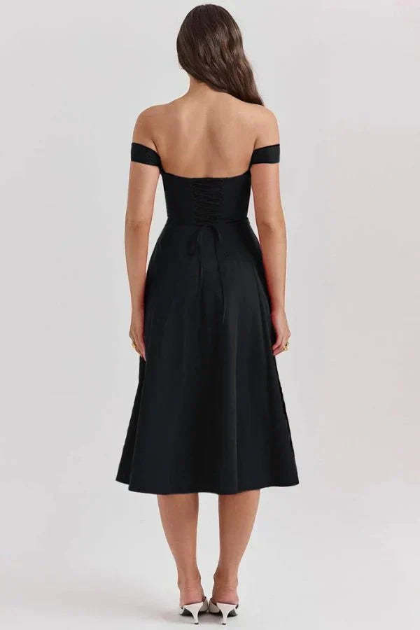 Coralie Off Shoulder Midi Dress