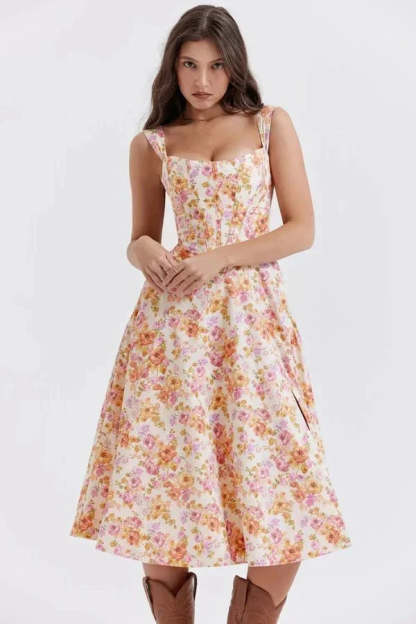 Coralie Off Shoulder Midi Dress