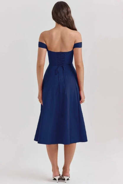 Coralie Off Shoulder Midi Dress