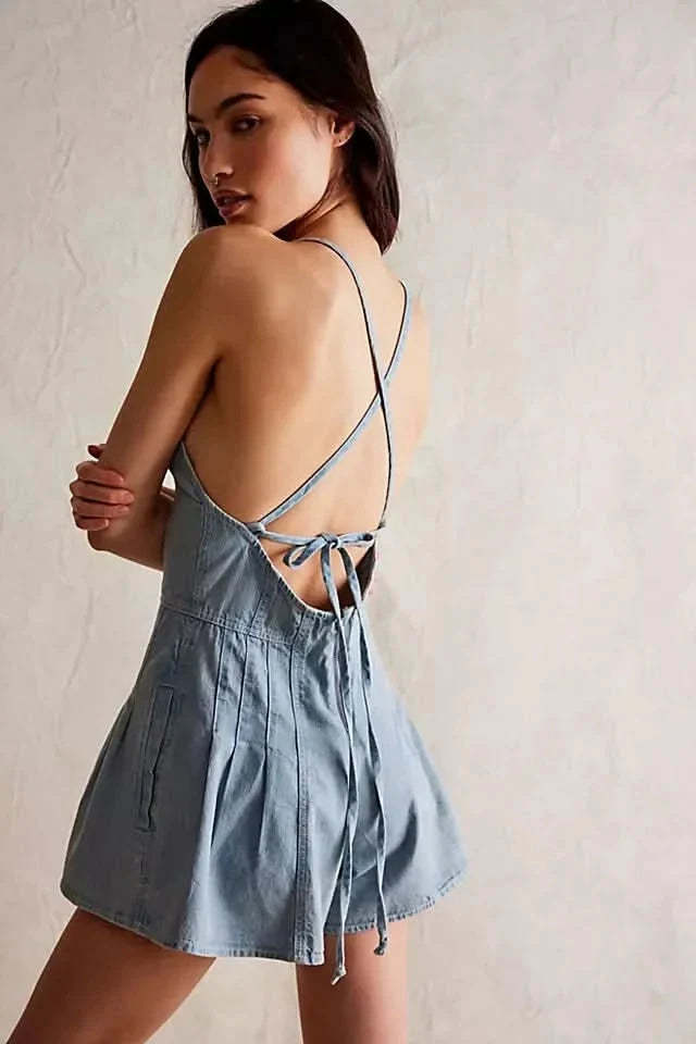 Dazed Denim Romper