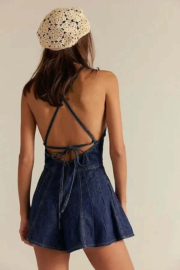 Dazed Denim Romper