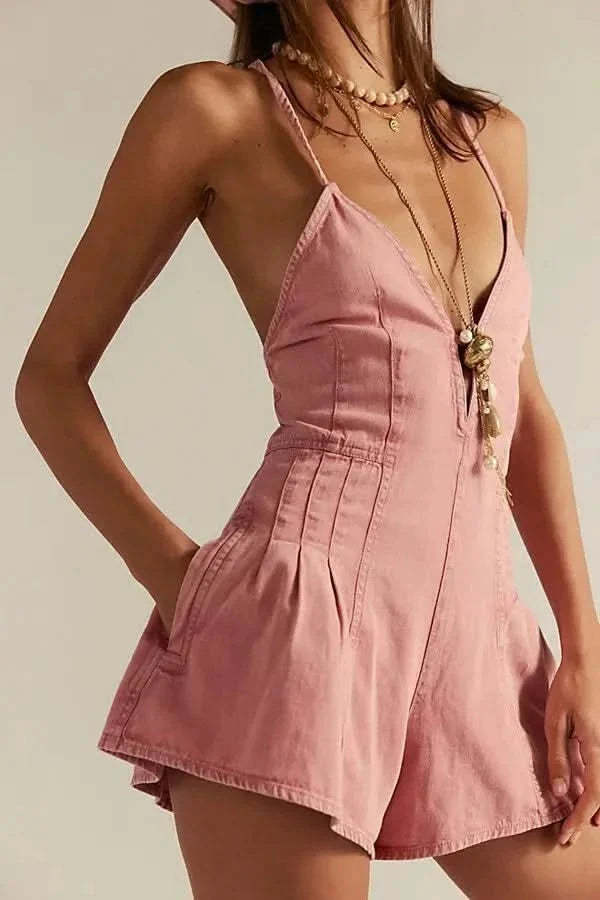 Dazed Denim Romper