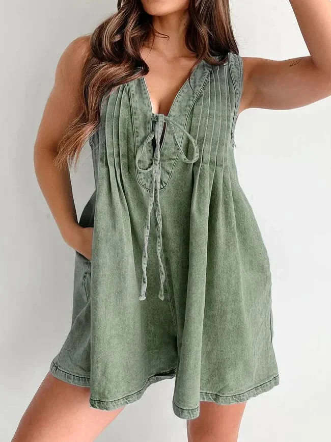 Dixie Denim Romper