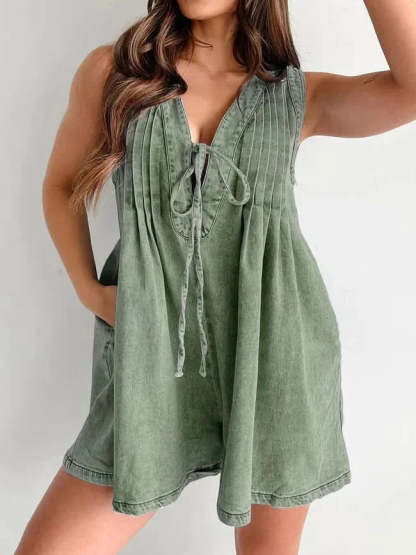 Dixie Denim Romper