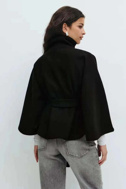 Elsie Belt Cape Jacket