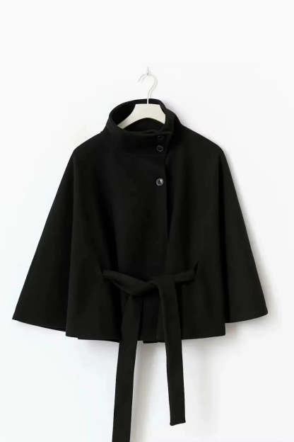 Elsie Belt Cape Jacket