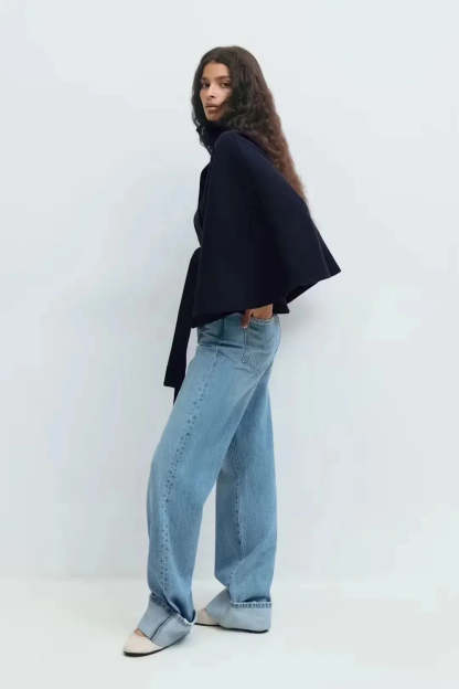 Elsie Belt Cape Jacket