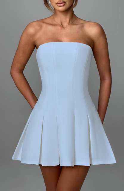 Esme Flared Strapless Mini Dress