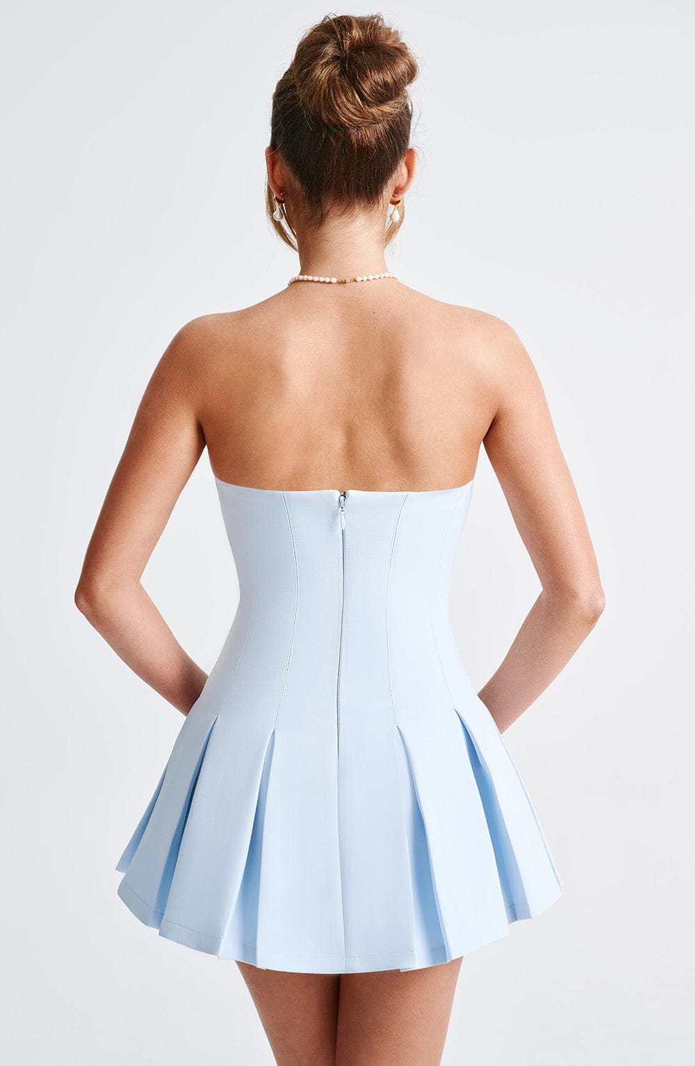Esme Flared Strapless Mini Dress