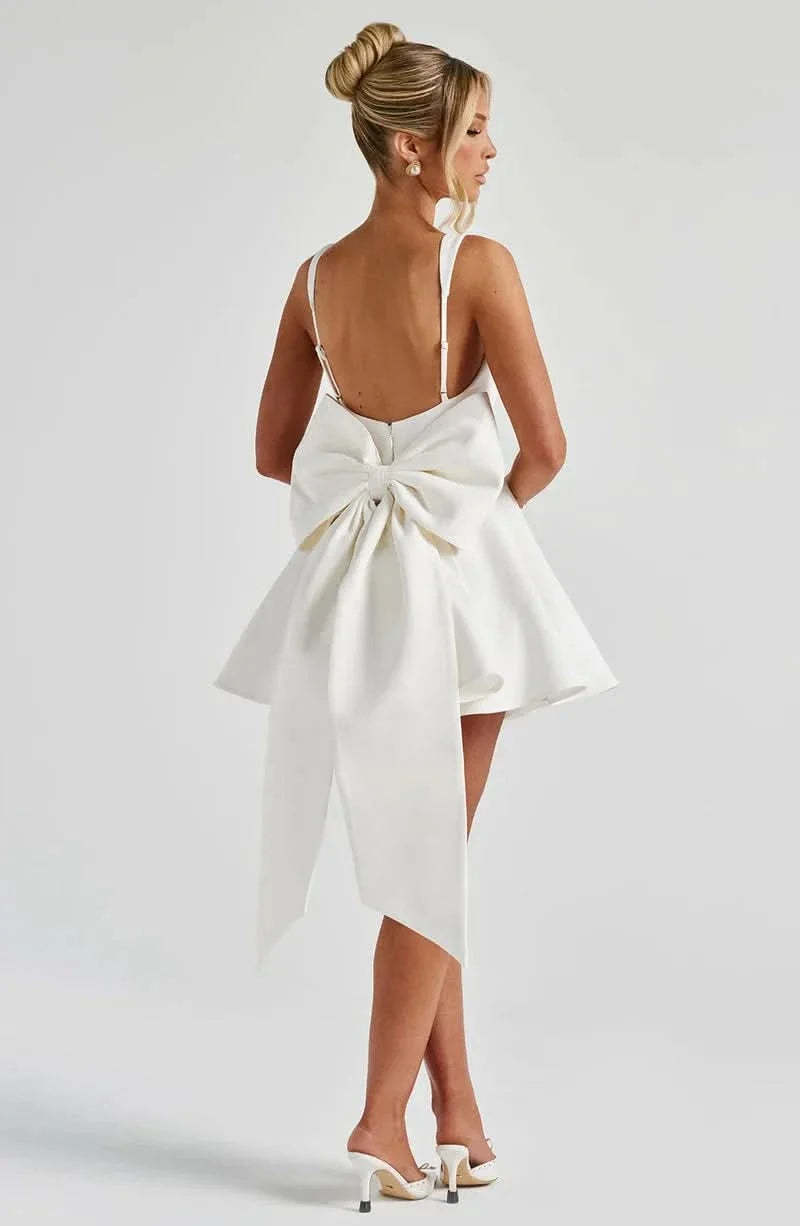 Estelle Bow Mini Dress