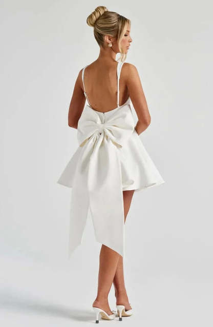 Estelle Bow Mini Dress
