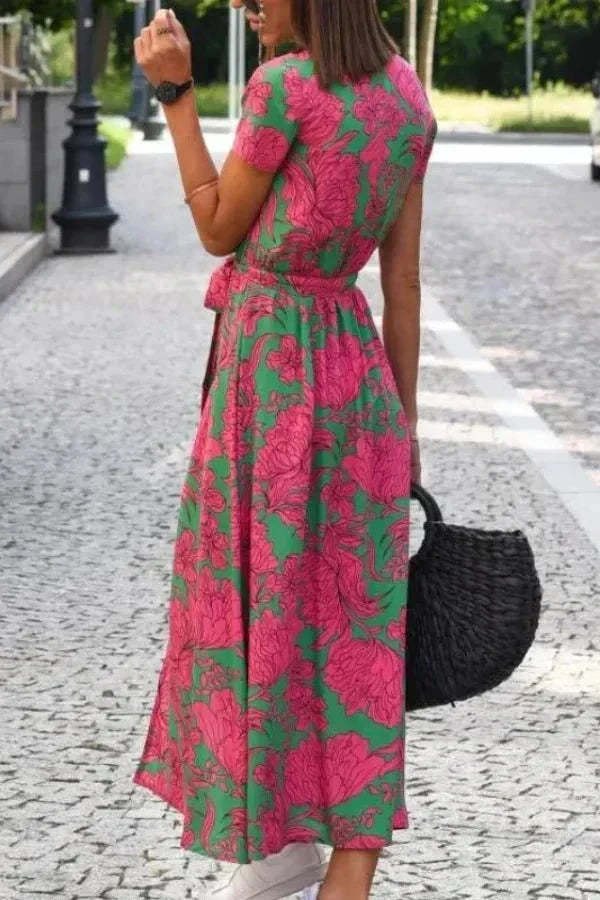 Genevieve Wrap Midi Dress