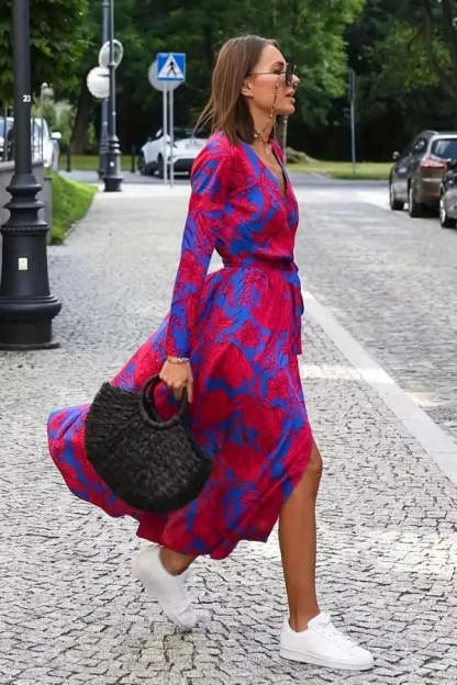 Genevieve Wrap Midi Dress