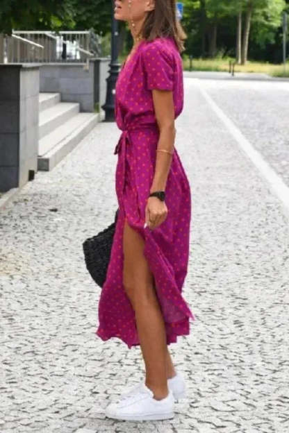 Genevieve Wrap Midi Dress