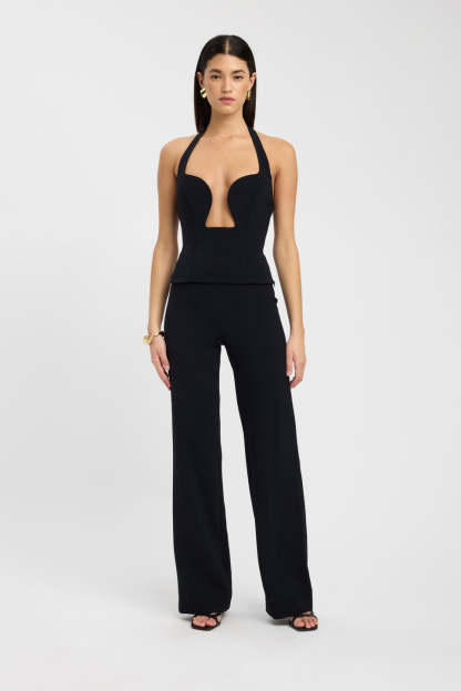Genoveva Halter Top - Black