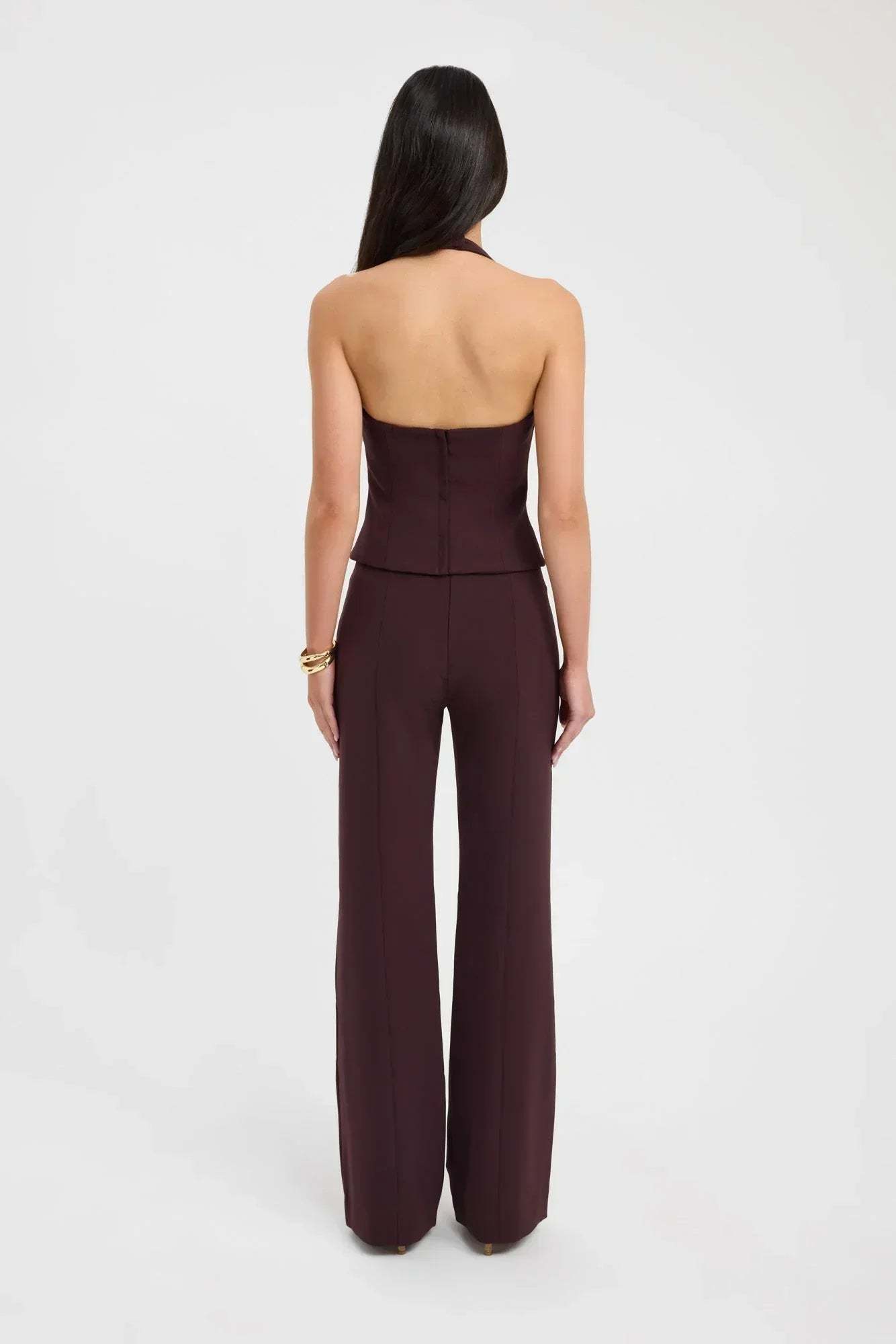 Genoveva Halter Top - Dark Mahogany