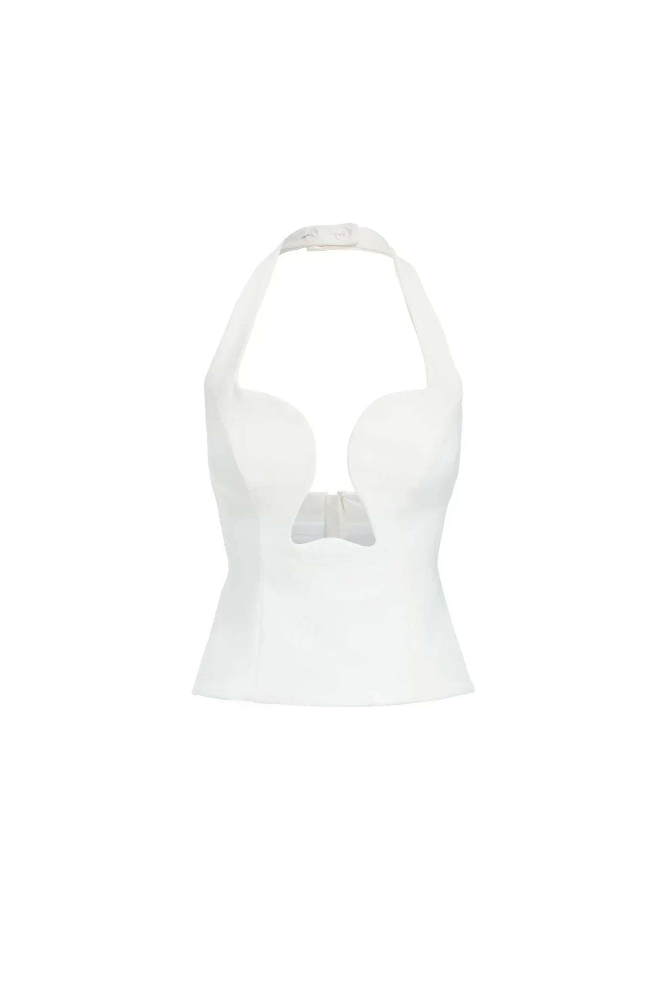 Genoveva Halter Top - Ivory