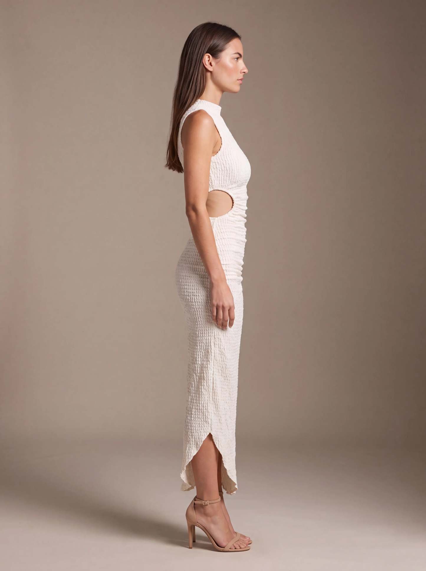 Gisela Cutout Maxi Dress - Ivory