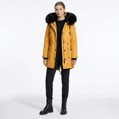 Hailey Faux Hooded Parka Jacket