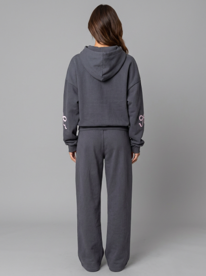 Hetty Bow Detail Tracksuit - Dark Gray