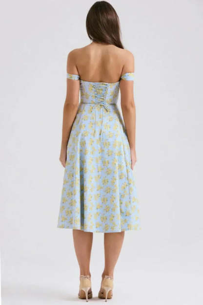 Imogen Off Shoulder Midi Dress