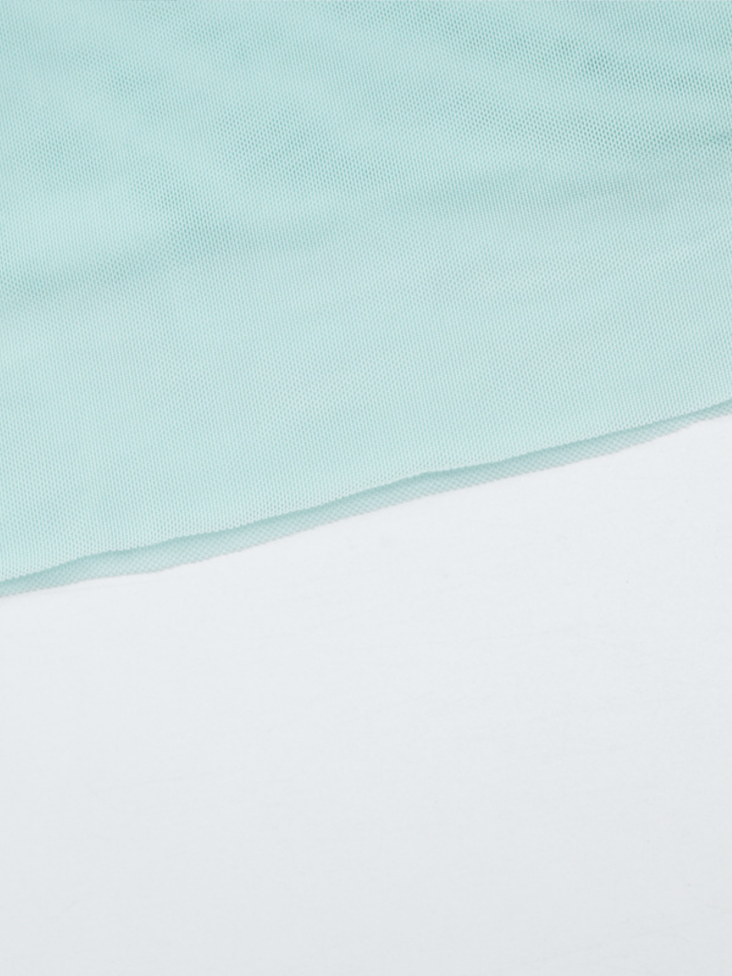 Mint tulle maxi skirt with soft pleated fabric detail