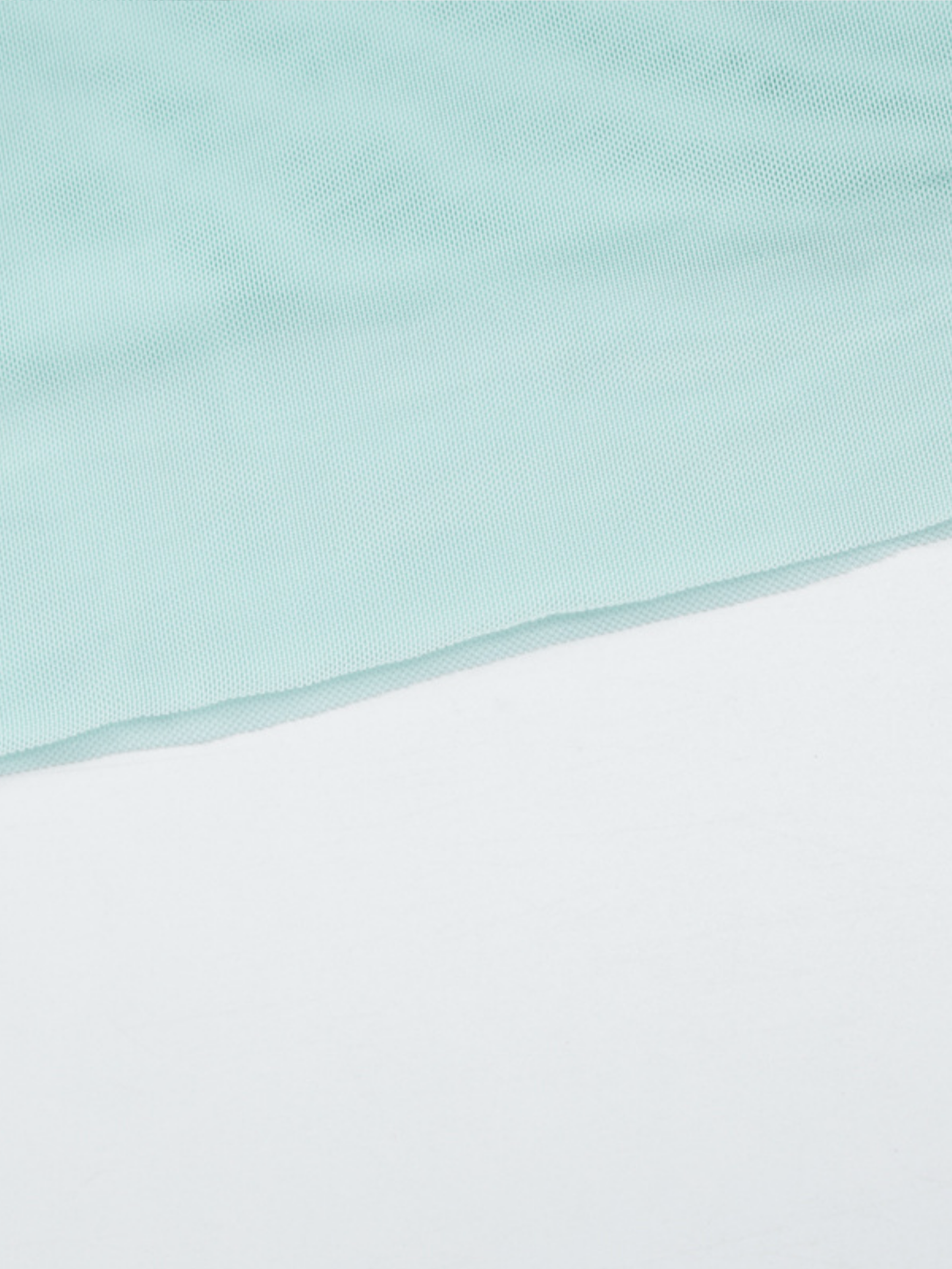Mint tulle maxi skirt with soft pleated fabric detail