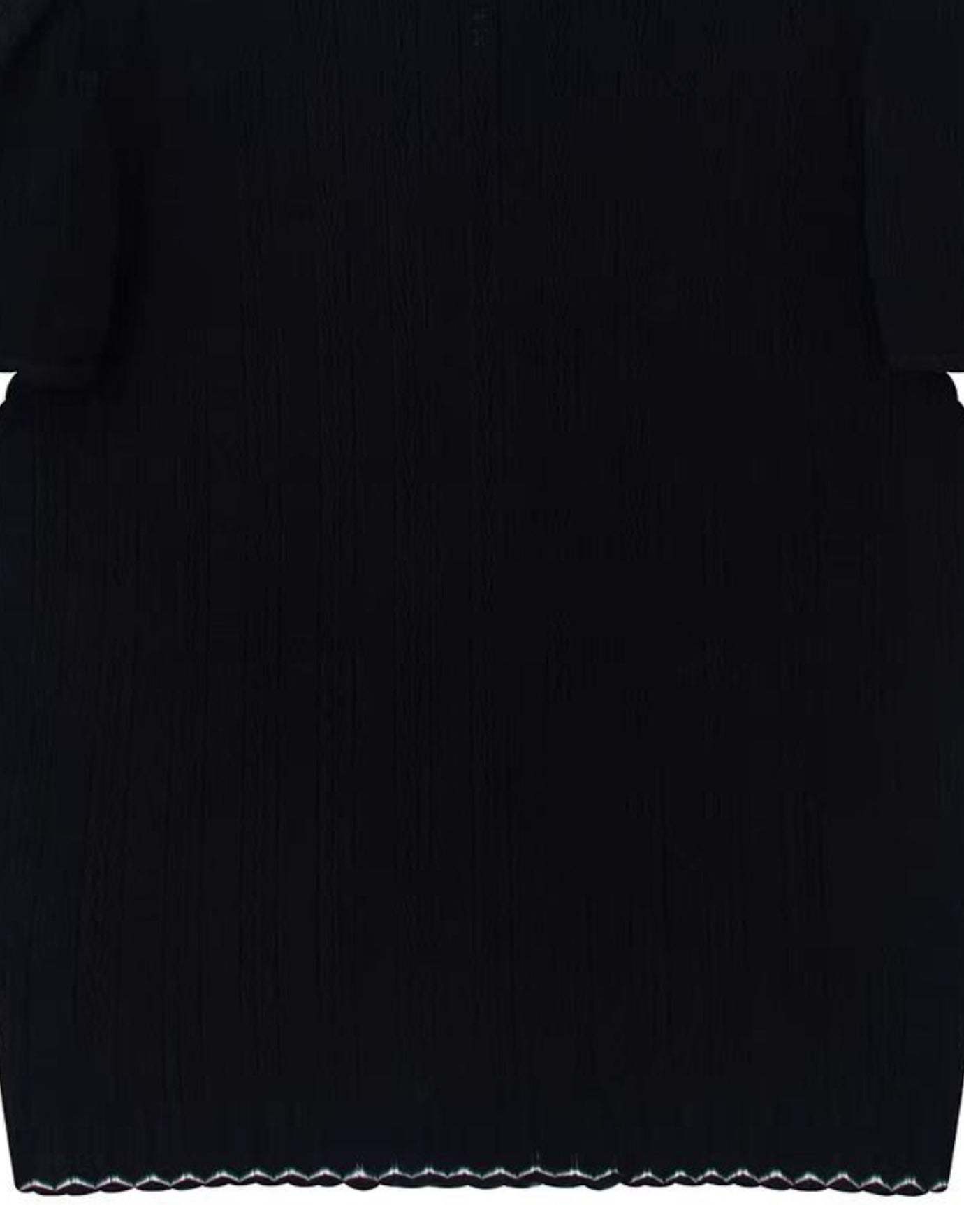 Jovita Ruffle Blouse - Black