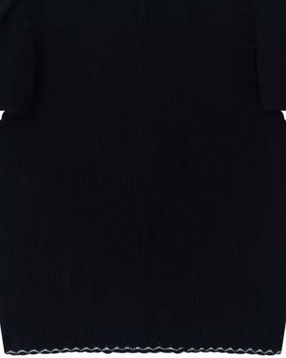 Jovita Ruffle Blouse - Black