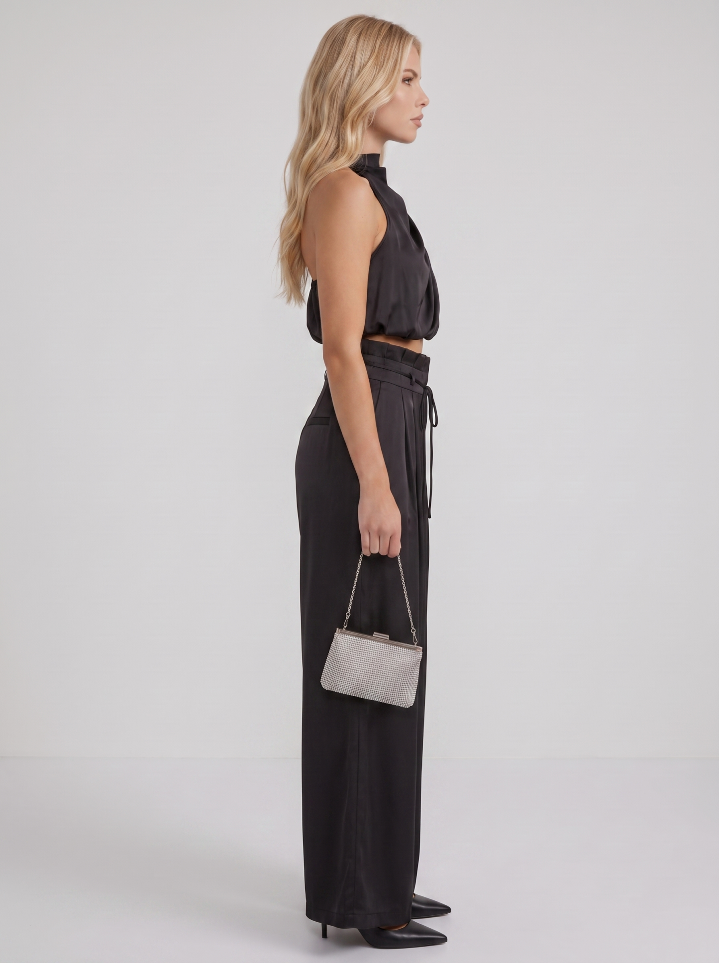 Kassia Pants Set - Black