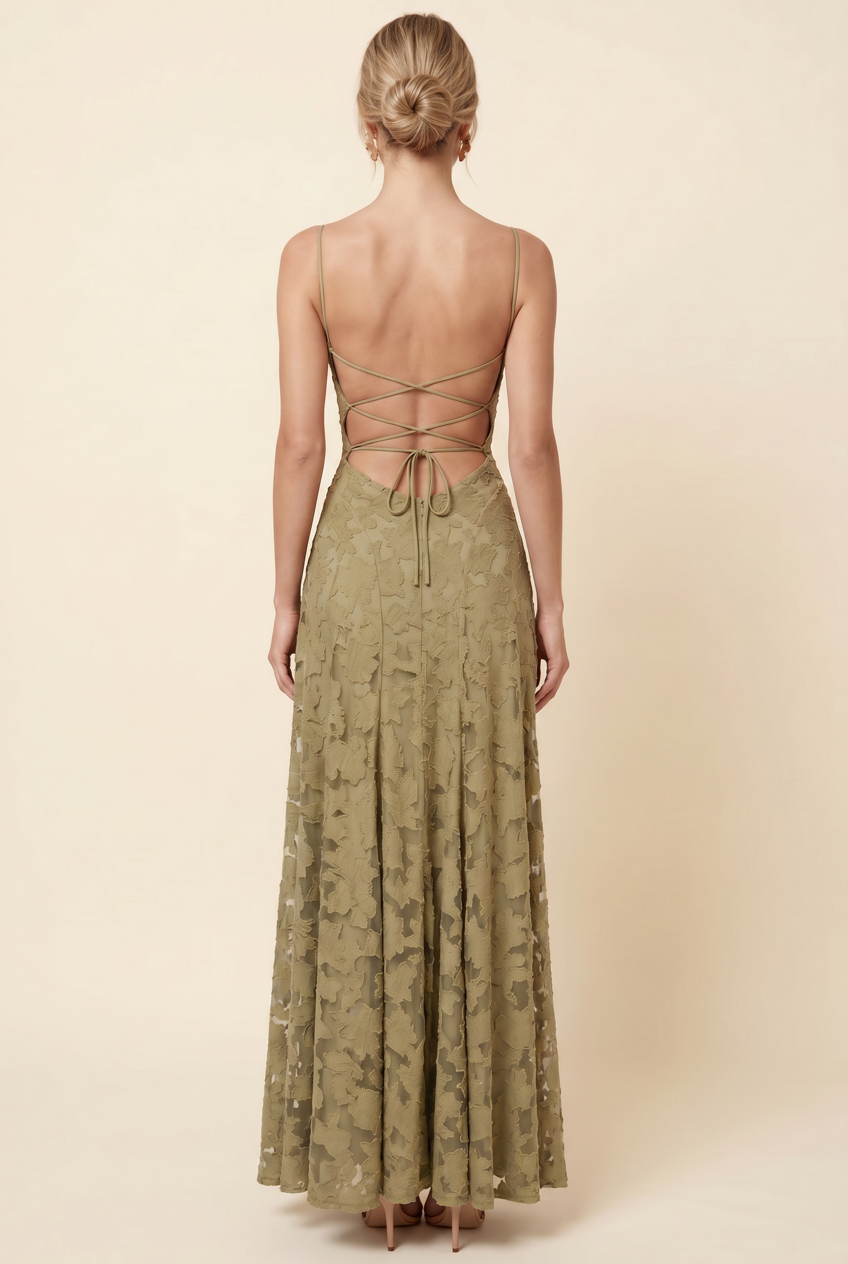 Katalina Maxi Dress - Olive Green