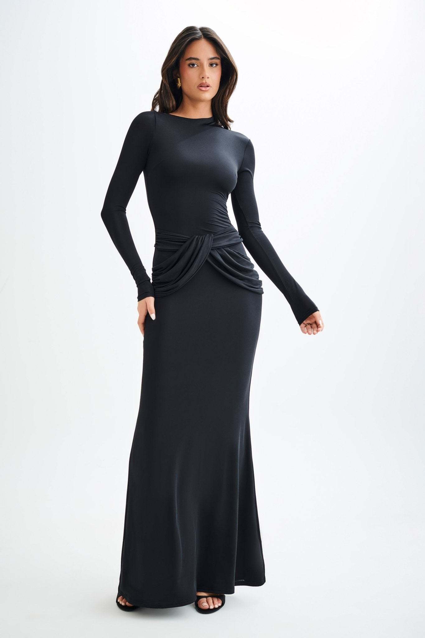Lunette Maxi Dress - Black