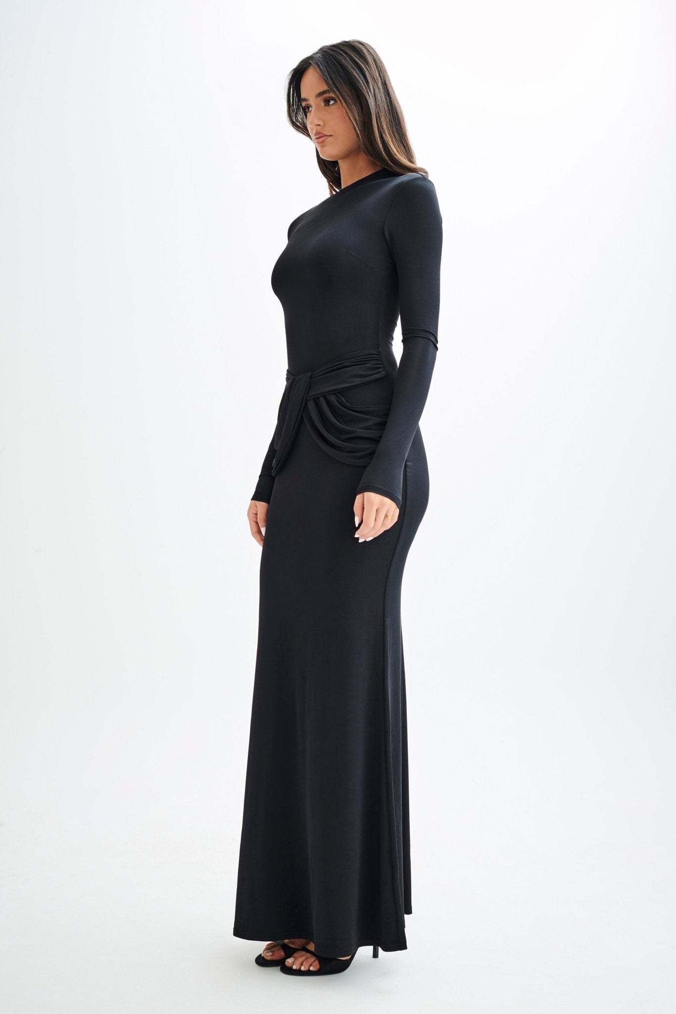 Lunette Maxi Dress - Black