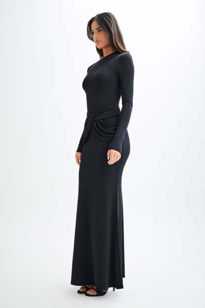 Lunette Maxi Dress - Black