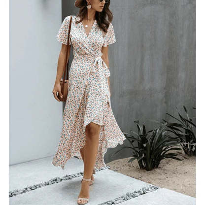 Maren Wrap Midi Dress