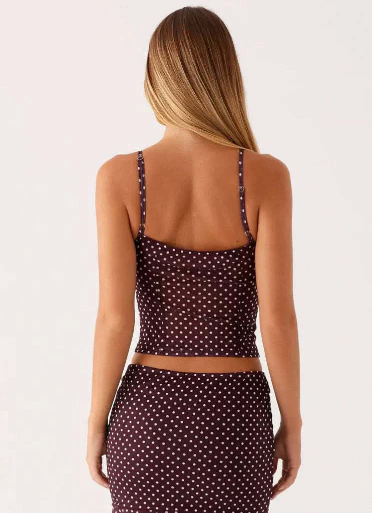 Women's Cocktail Polka Dot Midi Dress Set Square Neck - product image 6