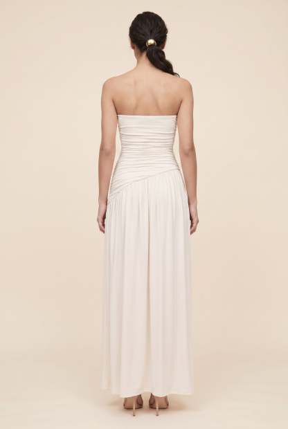 Mathilde Strapless Maxi Dress - Ivory
