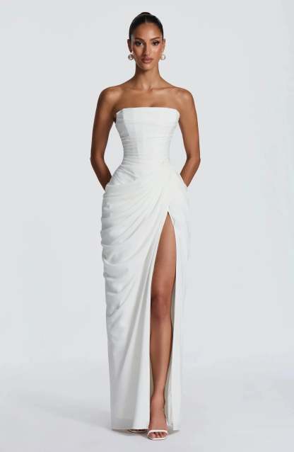 Morgan Maxi Dress - White