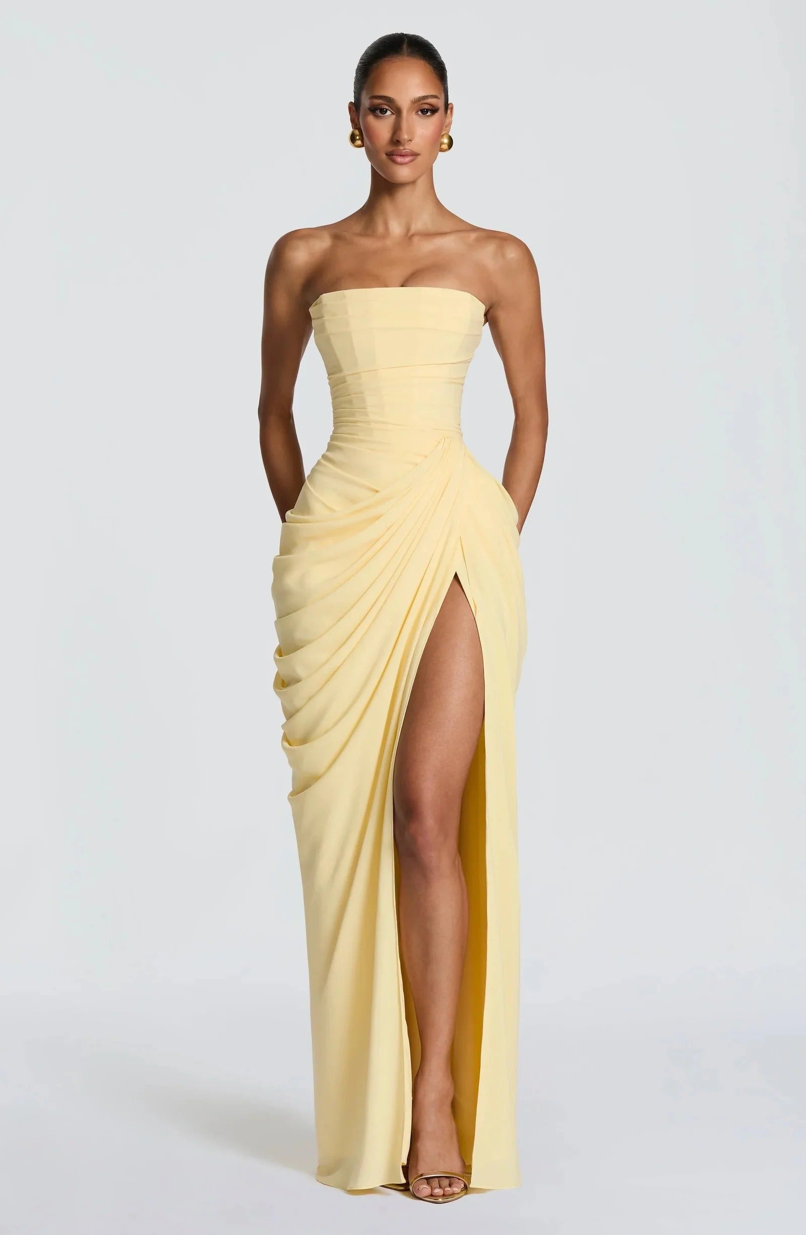 Morgan Maxi Dress - Yellow