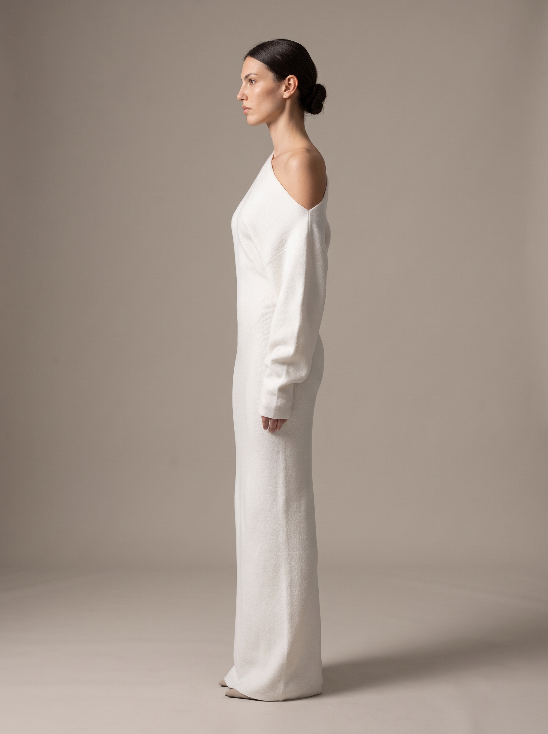 Nadege Knit Maxi Dress - Ivory
