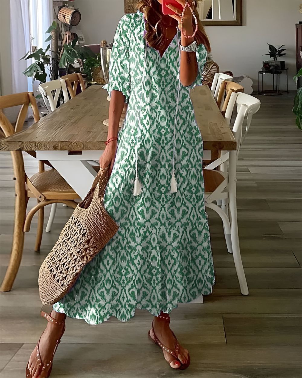 Natasha Printed Maxi Dress - product image 2