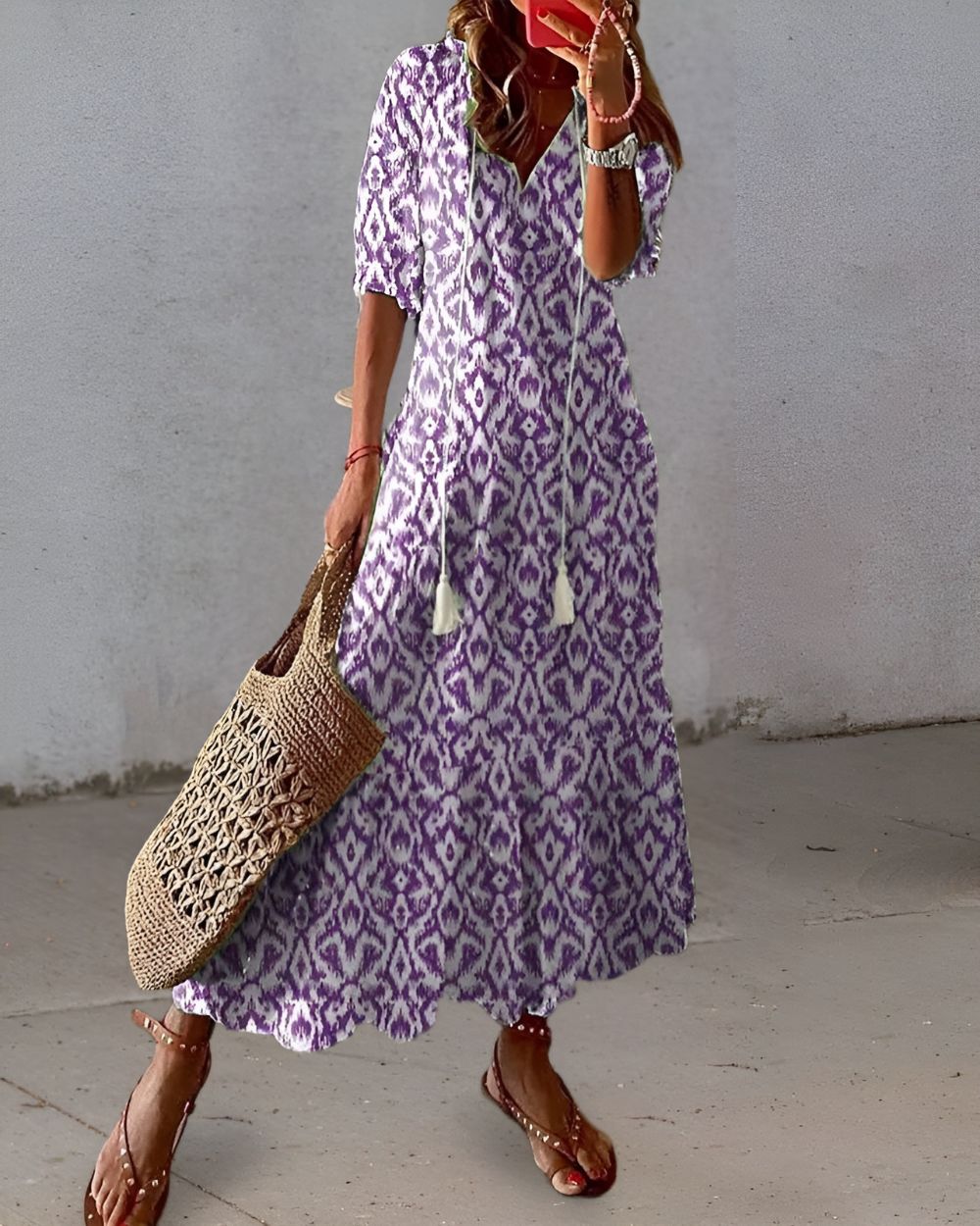 Natasha Printed Maxi Dress - product image 3