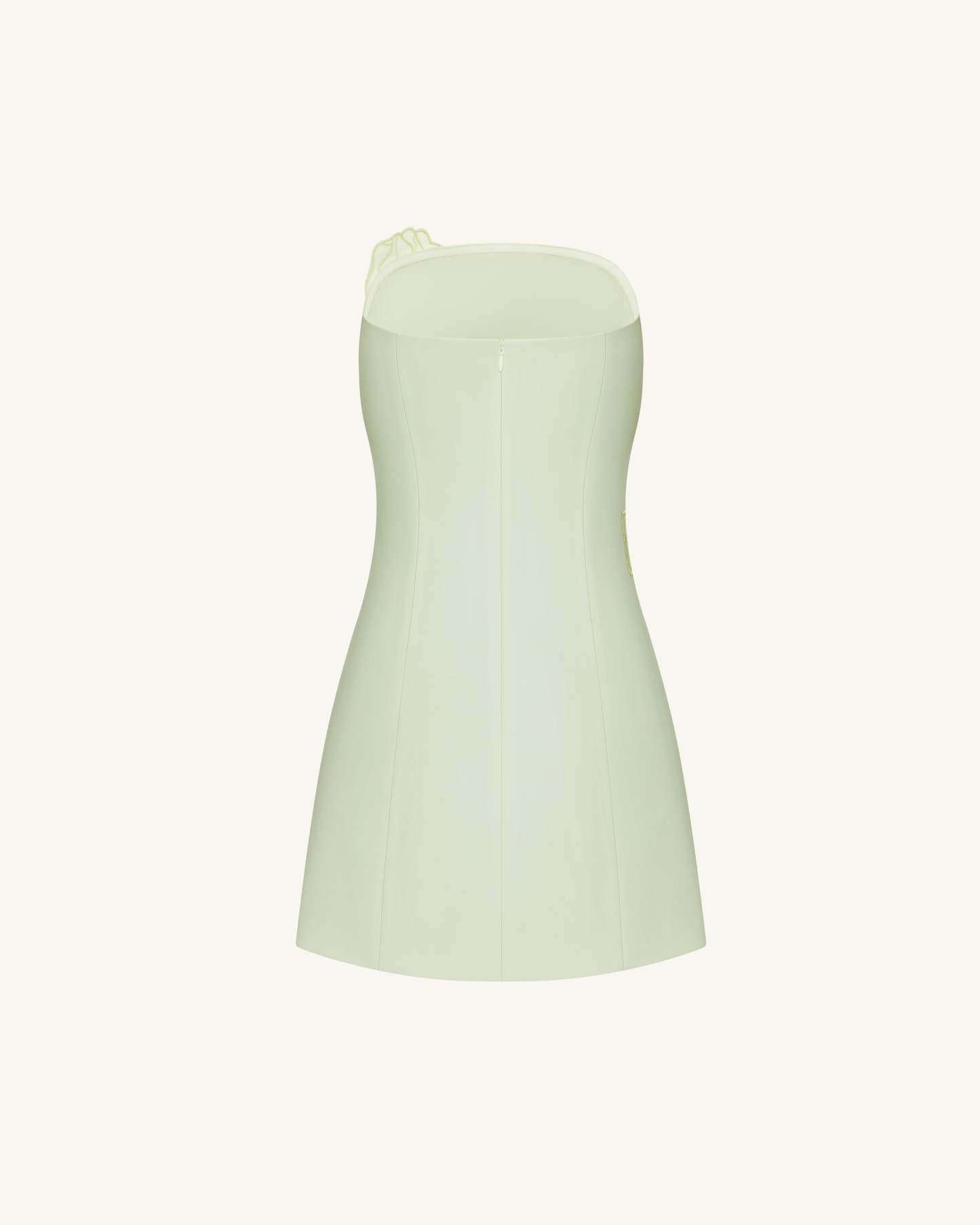 Ninon Strapless Mini Dress - Mint Floral